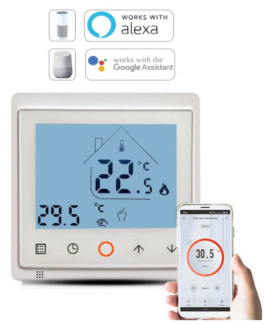 SHUWEI BHT-6000-GCLW Programmable Electric Heating Thermostats 1