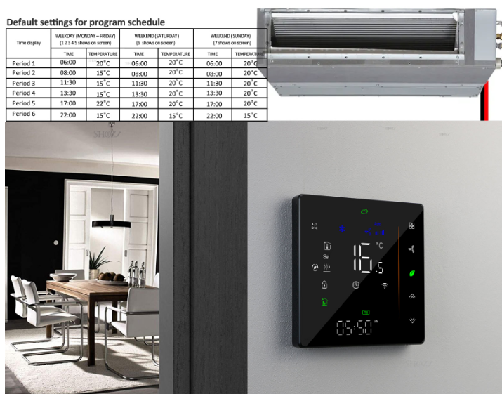 SMLEGE E31 Heating Thermostats  2