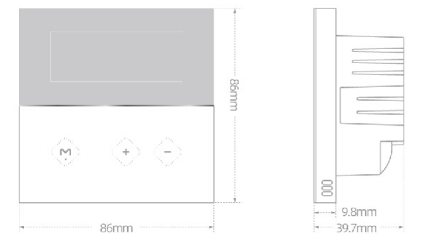 SMLG M1 Room Temperature Controller Thermostat 7