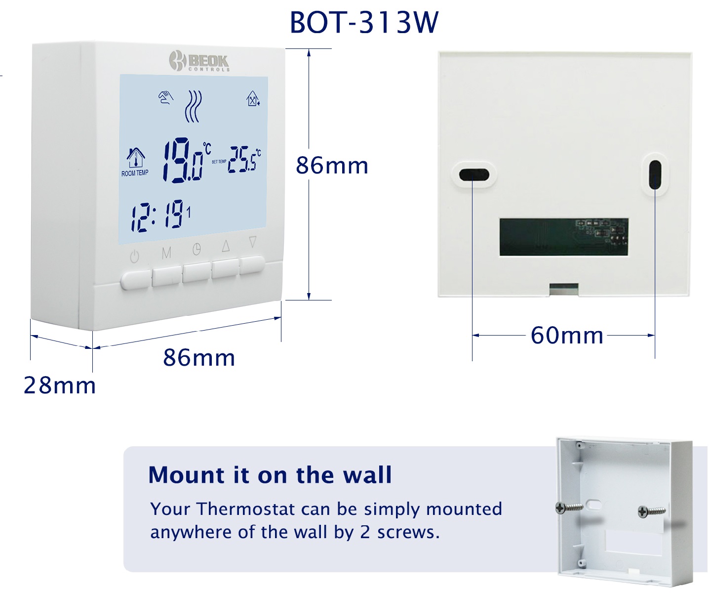 VANCOO BOT-313 WIFI Digital TouchScreen Thermostat-FIG.4