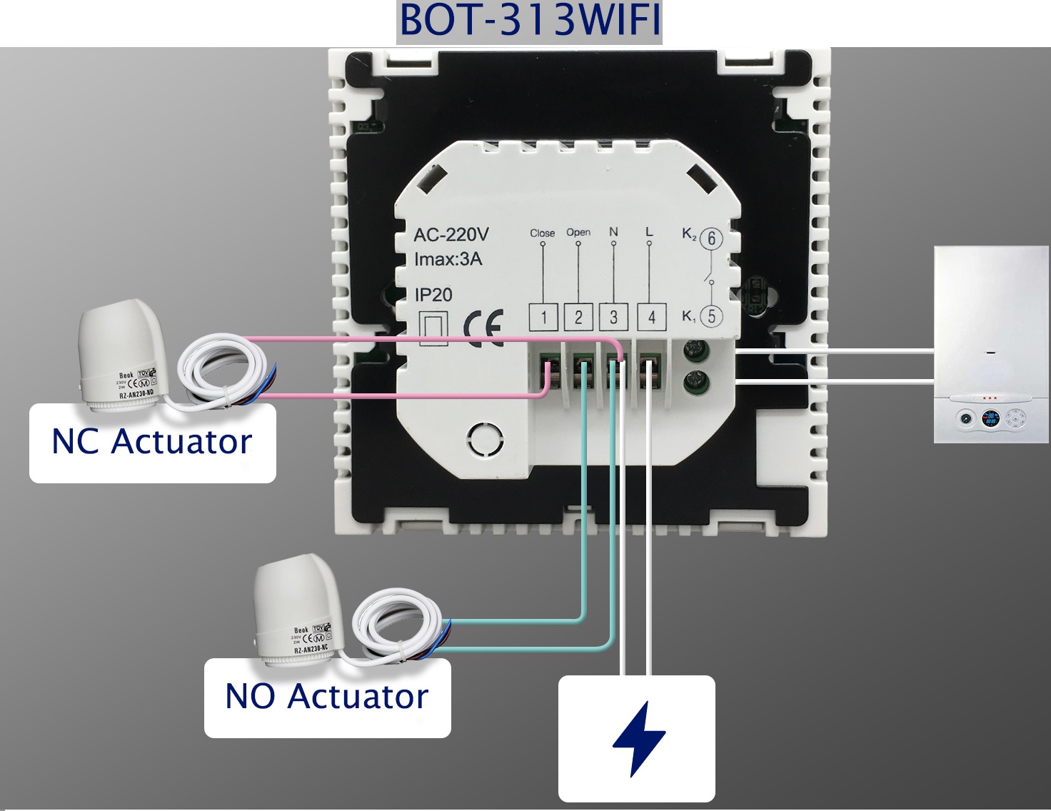 VANCOO BOT-313 WIFI Digital TouchScreen Thermostat-FIG.6