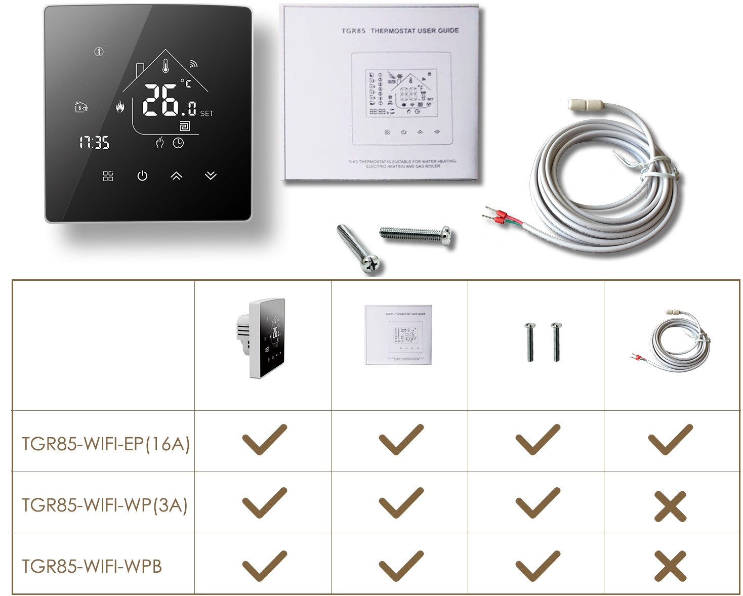 VANCOO TGR85 Electric Room Thermostat-fig.5