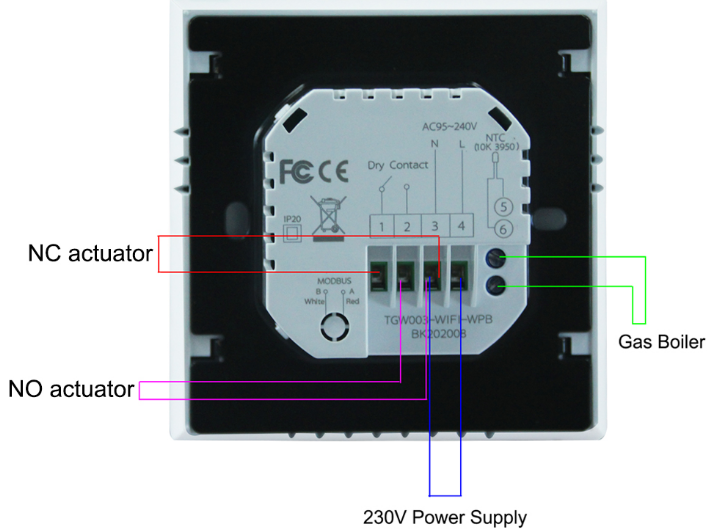 VANCOO TGW003 WIFI Smart Thermostat 3