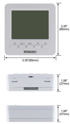 Wengart -WG02B05BW -Programmable- Thermostat- 4