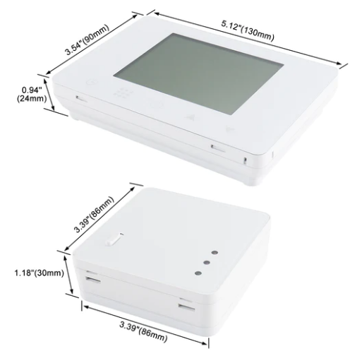 Wengart -WG09RF- Wireless- Programmable- Thermostat - 3