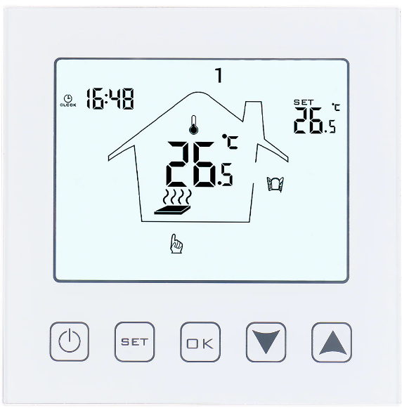 Wengart- WG603- Touchscreen- Programmable- Thermostat- pro - 
