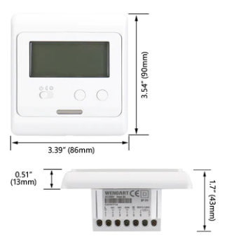 Wengart- WG803- Heating- Thermostat - 1