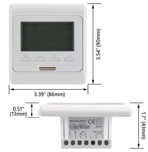 Wengart -WG806-Programmable-Thermostat-FIG.2