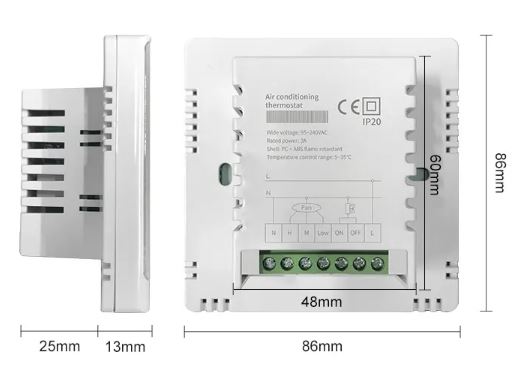 ACMELEC-AE-669B-FCU-Wifi-Fan-Coil-Thermostat-FIG.1