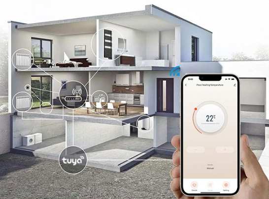 ACMELEC- AE669-DDL- Wireless- Under- Floor- Heating -Thermostat  -1