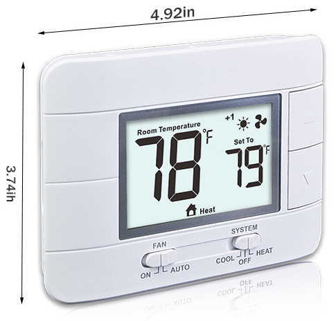 Aowel- AW711-W -Non-Programmable- Thermostat- 2