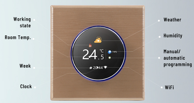 BECA- BHT-7000GCLW- Electric- Underfloor- Heating- Thermostat  - 2