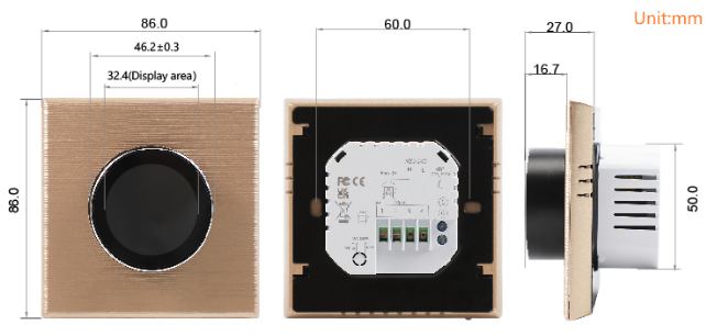 BECA- BHT-7000GCLW- Electric- Underfloor- Heating- Thermostat  - 5