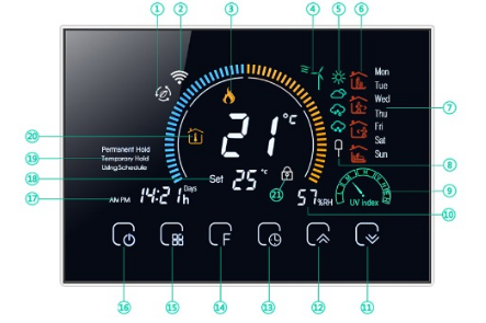 BECA -BHT-8000 -Wifi -Electric -Heating -Non-Programmable- Room- Thermostat-1