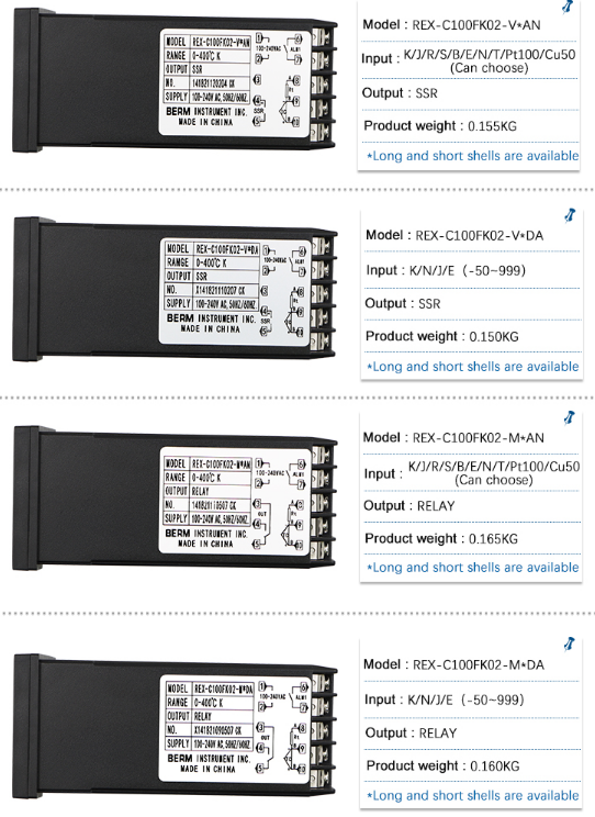 BERM -REX-C100 -Digital- Display- Thermostat  -10
