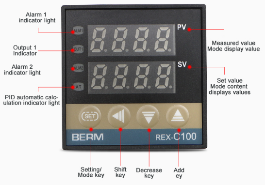 BERM -REX-C100 -Digital- Display- Thermostat  -5