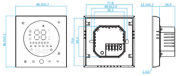 Becasmart- BHT-008- Wifi -Programmable- Thermostat  - 1