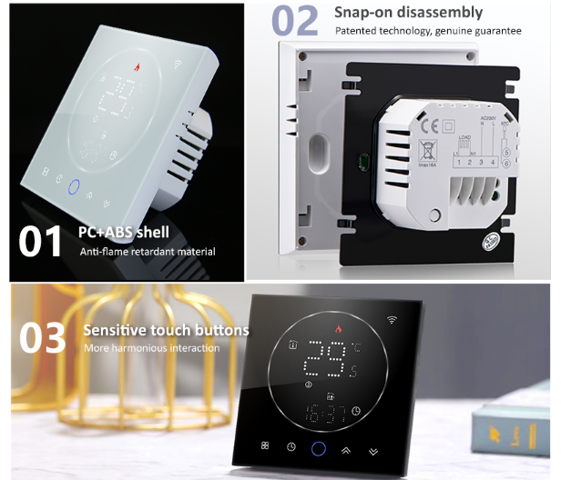 Becasmart- BHT-008- Wifi -Programmable- Thermostat  - 5