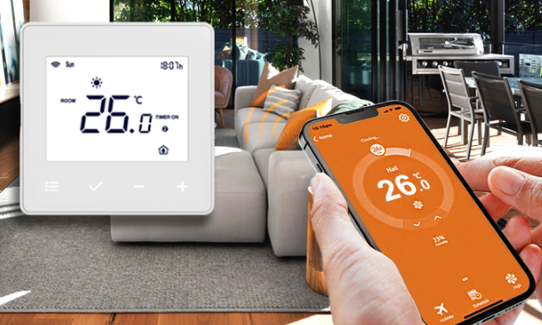 Breeze -BC203-W -Digital -Touch- Screen- Programmable- WiFi- Smart- Thermostat-2