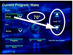 Control4- CCZ-T1-W -Wireless- Thermostat- 16