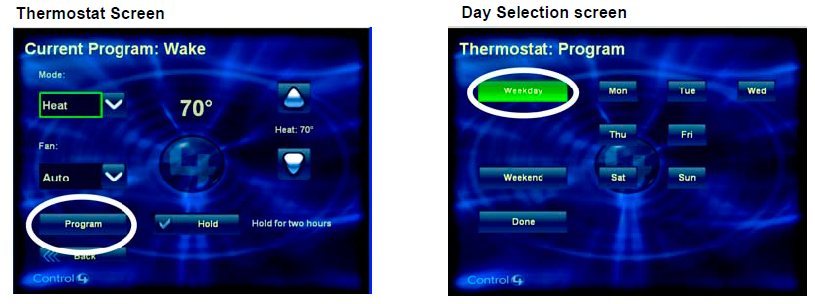 Control4- CCZ-T1-W -Wireless- Thermostat- 20