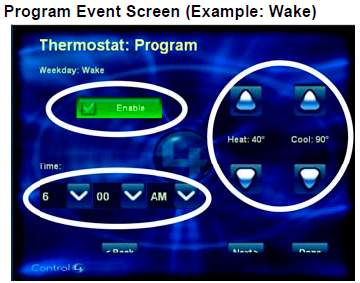 Control4- CCZ-T1-W -Wireless- Thermostat- 21