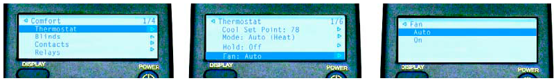 Control4- CCZ-T1-W -Wireless- Thermostat- 9
