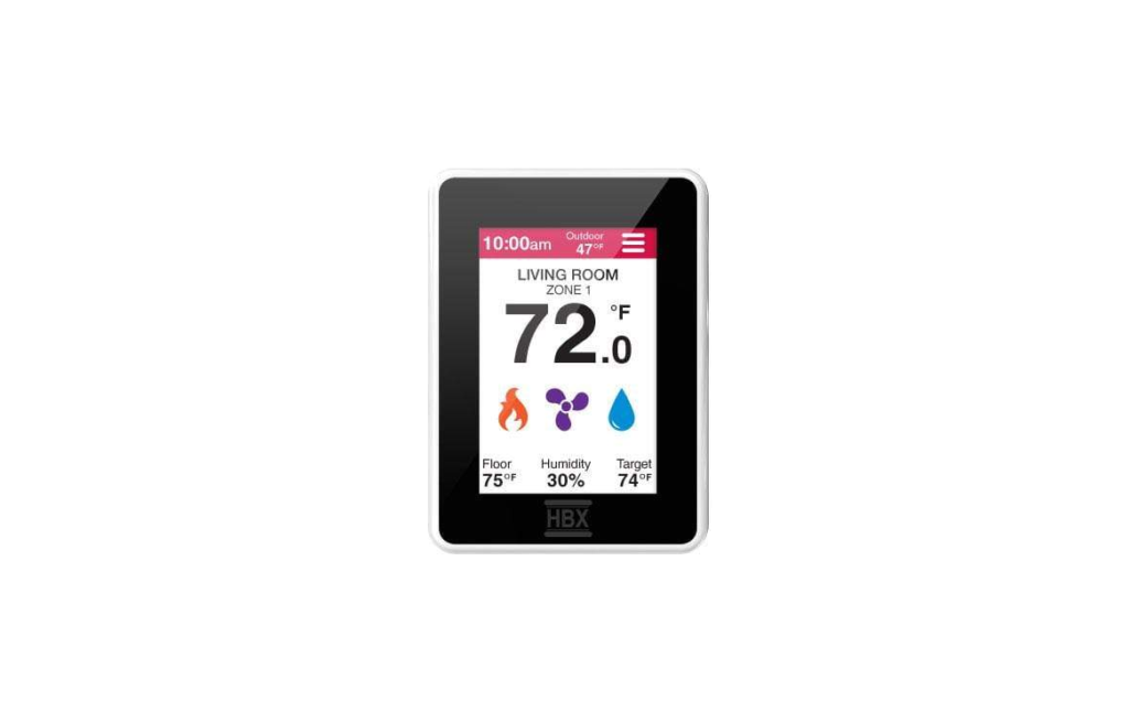 HBX -THM-0600 -Touch- Screen- Programmable- Thermostat- FEA