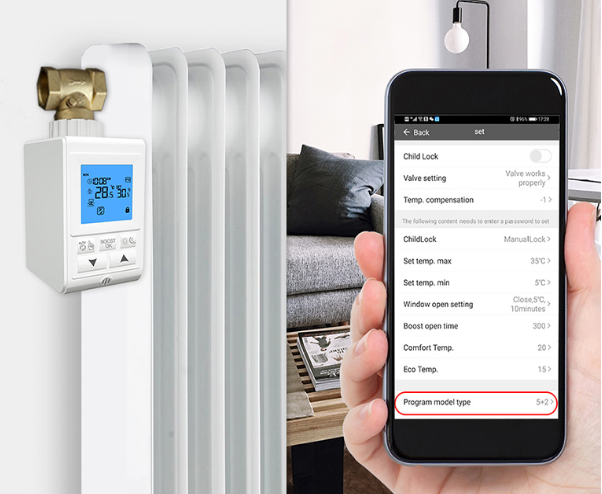 HESSWAY- HS369- Wireless- Radiator- Thermostat-6