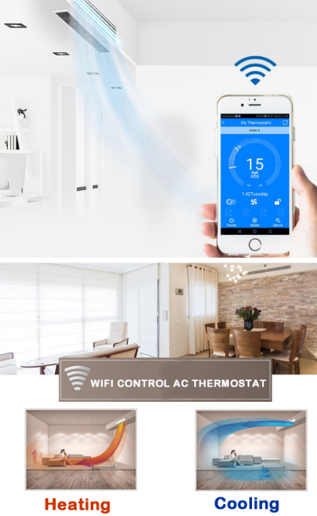 HESSWAY -W08AC-4 Fan- Coil- THERMOSTAT  - 8