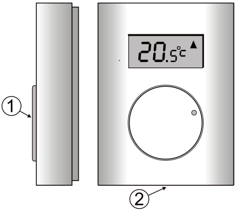 Herz- 3 -F800-55- Wireless- Programmable -Thermostat - 1