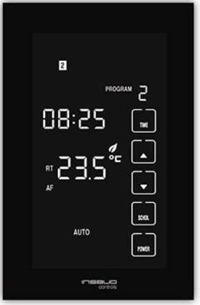 Insbud Controls -STH132VB- Vertical- Touch -Screen- Thermostat  - pro