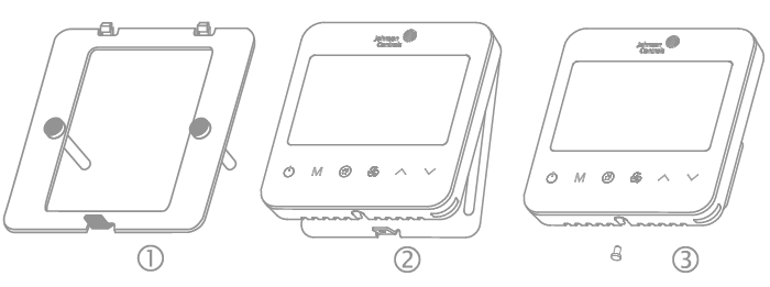 JOHNSON Control -T9600- Touch- Screen -Thermostats- 5