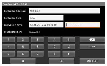 Leviton- 99A00-2- OmniTouch 7™M- Touchscreen -Thermostat- 9