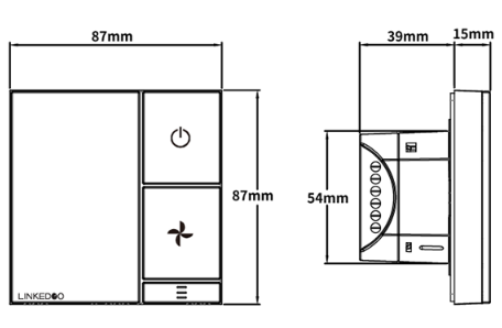 LinkedGo- ST-800- Smart -Wifi -Thermostat - 6