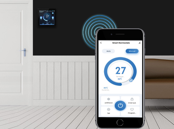 OEM -ME160- Digital -Programming -Wireless -WiFi-Thermostat  - 3