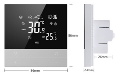 OEM -UFIT600 -Fan -Coil- Smart- Thermostat  - 4