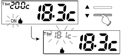 PERRY- 1TP-TE011B -ELECTRONIC -DIGITAL- THERMOSTAT- 12