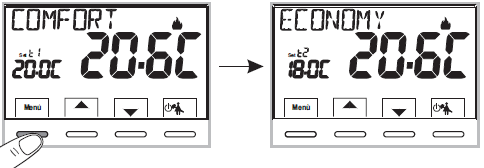 PERRY- 1TP-TE028B- DIGITAL -THERMOSTAT - 22