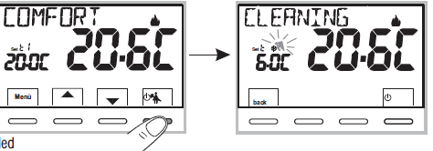 PERRY- 1TP-TE028B- DIGITAL -THERMOSTAT - 24
