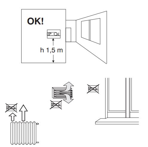 PERRY-1TP TE402-B-WALL-MOUNTING-ELECTRONIC-DIGITAL-THERMOSTAT-fig.3