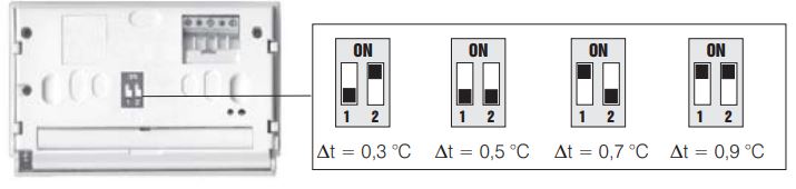 PERRY-1TP TE402-B-WALL-MOUNTING-ELECTRONIC-DIGITAL-THERMOSTAT-fig.6