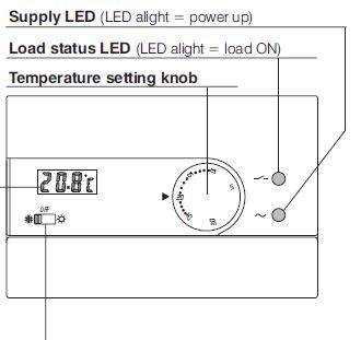 PERRY -1TP TE411-B -DIGITAL -THERMOSTAT- 2