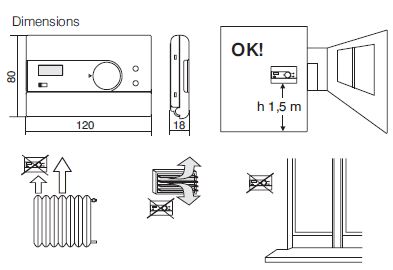 PERRY -1TP TE411-B -DIGITAL -THERMOSTAT- 4