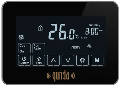 QUNDA- QD-HVAC-15- WIFI -Touch-Screen- Thermostat  - pro