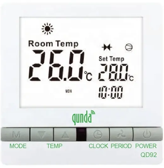 QUNDA- QD92 -Hot -Water- Floor -Heating -Thermostat - pro 