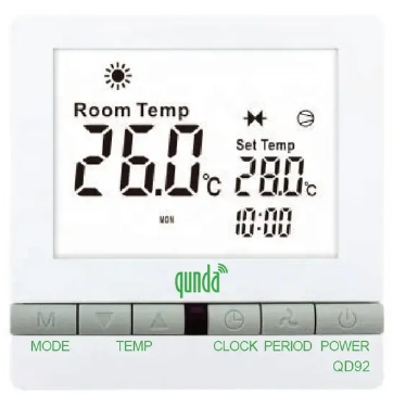 QUNDA -QD92- Hot- Water- Floor- Heating- Thermostat - pro 