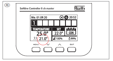 Roth- Softline- Room- Thermostat- 8