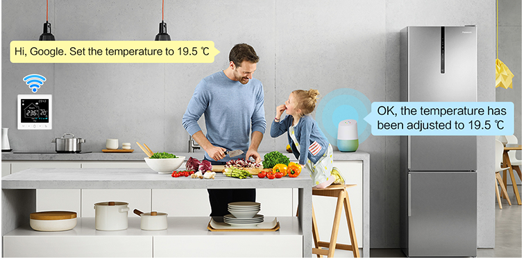 Rti-Tek- R9W.723 -Floor -Heating- Touchscreen -Programmable- Thermostat - 11