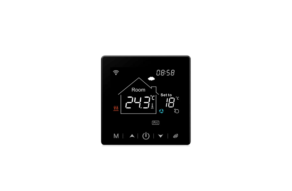 Rti-Tek- R9W.723 -Floor -Heating- Touchscreen -Programmable- Thermostat -fea